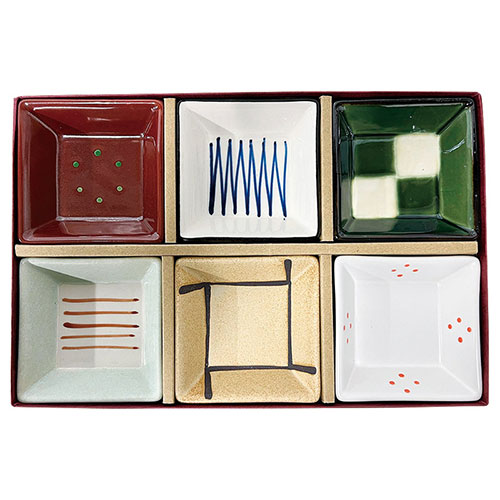 仁峰 和膳六客小鉢揃 【角小鉢・約85×85×30mm×6】 22608803 食器 | 関連単語 食器 皿 大皿 小皿 中皿 深皿 平皿 取り皿 鉢 小鉢 中鉢 大鉢 丼 茶碗 飯碗 湯呑 湯のみ マグカップ カップ ソーサー コップ グラス ワイングラス シャンパングラス ビールグラス 酒器