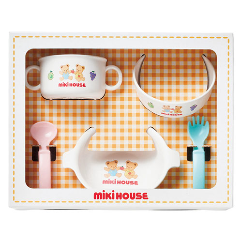 ミキハウス テーブルウェアセット 【ランチボウル・ライスボウル・スープマグ・フォーク・スプーン】 22623106 食器 | 関連単語 小鉢 和風 大容量 カップ おしゃれ 茶碗 軽量 陶器 セット 食洗機対応 陶磁器 丸皿 モダン 洋食器 来客用 プレート 電子レンジ対応