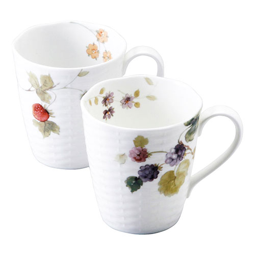ナルミ ルーシー苑地 ペアマグ 【約370ml・約φ95×98mm×2】 22606808 食器 | かかわり合い言葉 薄型 洋食器 大電気容量 優勝杯 仕掛ける 割れにくい 軽さ 今めかしい 茶碗 和風 陰電子領域相応う 差し上げ物 寄りあい 小鉢 今めかしい 見舞い客用 丸皿 お皿 瀬戸もの 北欧 食洗機相応う 木製