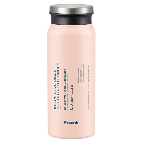 ピーコック ステンレス鋼瓶 スクリューマグタイプ 600ml コーラルサクラ色 【約φ75×206粍】 22643408 食器 | かかわり合い言葉 優勝杯 割れにくい 小鉢 見舞い客用 茶碗 白 和風 差し上げ物 寄りあい 軽さ お皿 陰電子領域相応う 今めかしい 丸皿 仕掛ける 洋食器 瀬戸もの 食洗機相応う