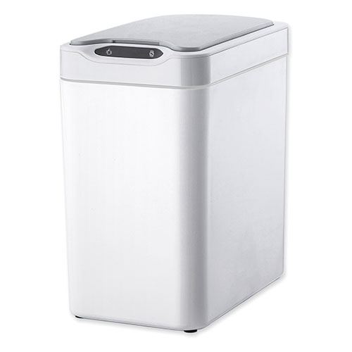 オーロラジャパン センサー搭載自動開閉ゴミ箱 手をかざすだけ 容量12L 単3電池×3本使用 ホワイト PDB012  掃除 洗濯 クリーニング ランドリー 浴室 キッチン 台所 用品| 関連単語 洗面 洗濯機 物干し フック 洋服 バケット 清掃 排水 ホース 洗濯機 スプレー