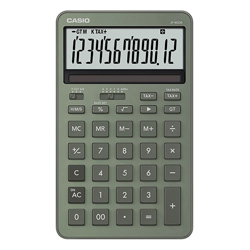 カシオ計算機 今めかしい計算器 ジャスト 計算器に磨き上げると御前上等を ミスティグリーン JF-M200-GN-N