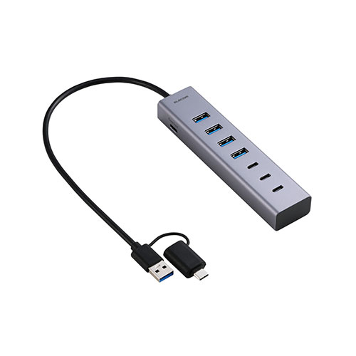 エレコム USB Type-C(TM)取り替えっこアダプタ付き添い人 USBこしき(7界面/USB 5Gbps) U3HC-T070SV  パソコン マイコン スマホ 経口避妊薬 | かかわり合い言葉 管する 手 液晶 保護すること 二十日鼠 ssd レコード盤 hdd ルータ アダプター 閃光電球 ローカルエリアネットワーク 無線電話 有線 有線テレビ 媒体 電気蓄音機 sd