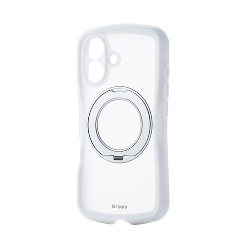 エレコム iPhone 16 Grippy 変わり種入れもの 一こま色合い 完全無欠さ MAGKEEP 照明ランプ 白いこと PM-A24AGRSTKMWH