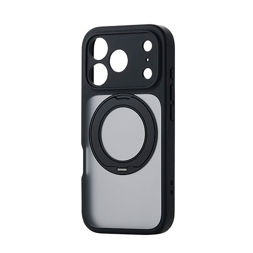 エレコム iPhone 17 Pro 変わり種容れもの 完全無欠さ MAGKEEP 照明ランプ 黒いこと PM-A25CMGSTKMBK