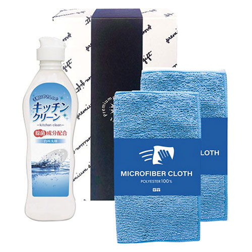【5仕掛ける】 御厨子所中性洗剤仕掛ける 【キッチンクリーン・マイクロファイバークロス】 B2040096X5