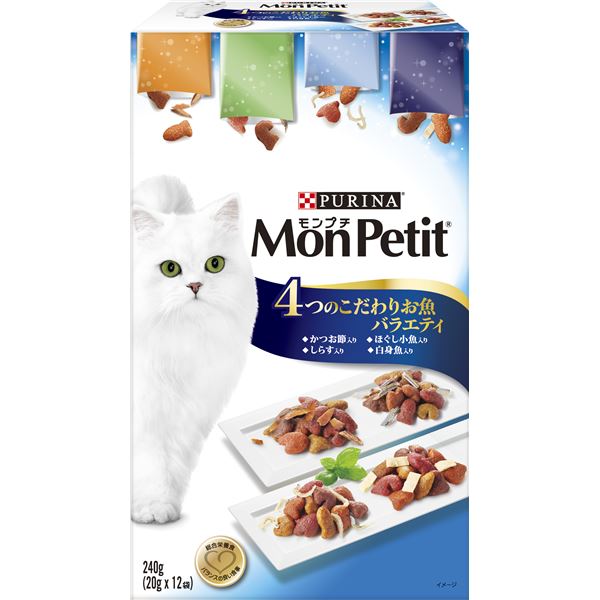 猫用品 キャットフード・サプリメント 関連 (まとめ買い)ボックス 4つのこだわりお魚バラエティ 240g (20g×12)【×12セット】【ペット用品・猫用フード】 猫用品 キャットフード・サプリメント 関連 (まとめ買い)ボックス 4つのこだわりお魚バラエティ 240g (20g×12)【×12セット】【ペット用品・猫用フード】