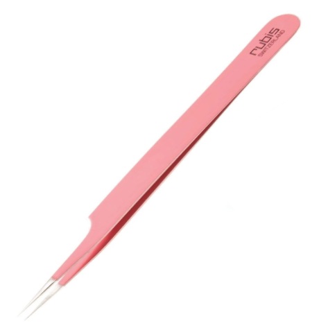 まつ毛エクステ マツエク rubis アイラッシュ作り付ける用ツイーザー サクラ色