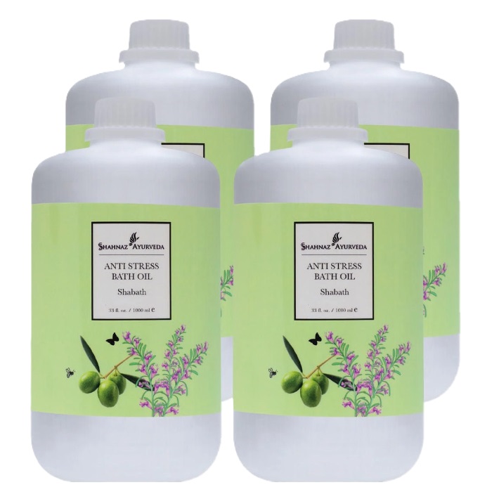 シャーナーズアーユルヴェーダ シャー二階建てバス油絵の具 1000ml×4（4L）【御勤め用】