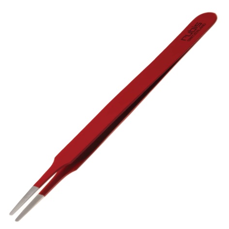 まつ毛エクステ マツエク rubis アイラッシュ用丸ツイーザー レッド