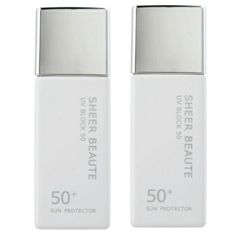 PECHE PEAU ピーチポウ シアーボーテ UVブロック50 35g 2本