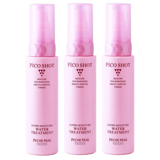 PECHE PEAU ピーチポウ ピコ打つこと スーパーモイスチュアウォータートリートメント 120ml 3本