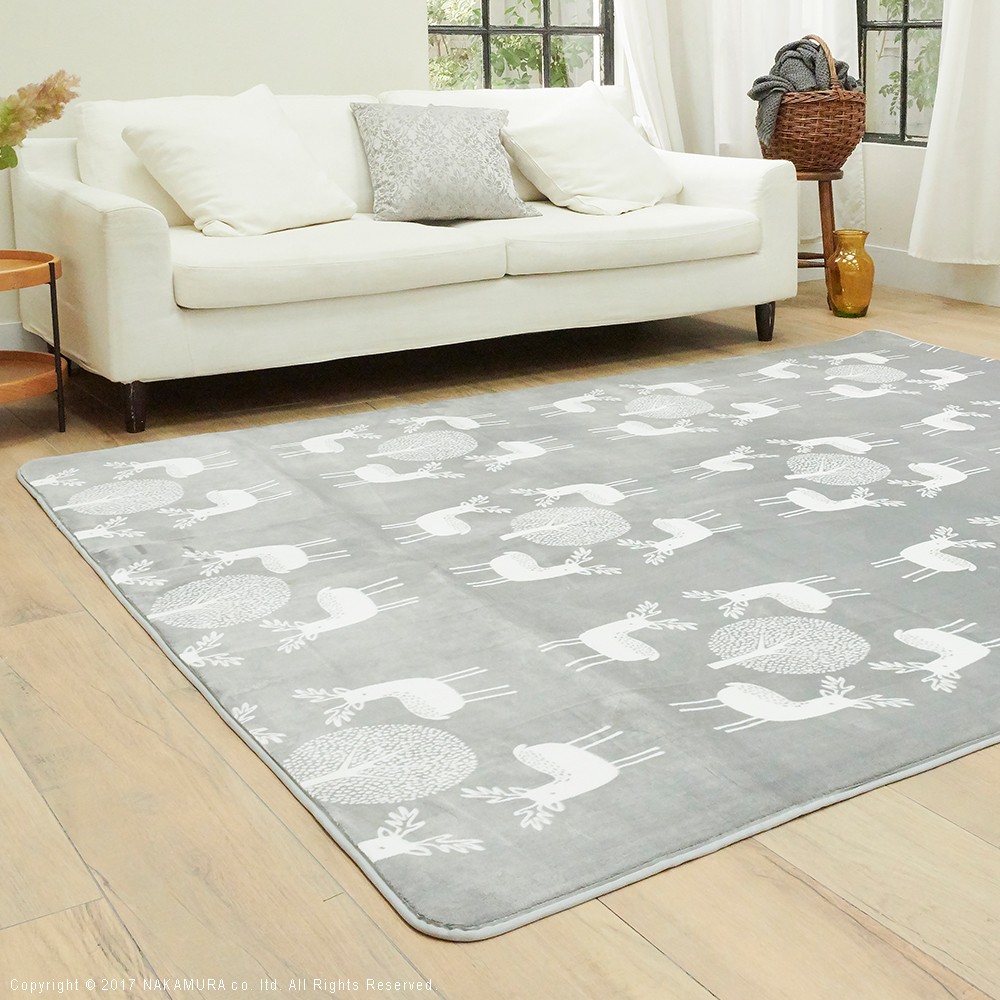 楽天市場】ホットカーペット カバー 電気カーペット対応 北欧ラグ