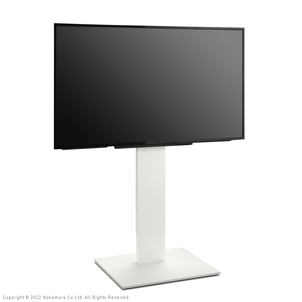 WALLインテリアテレビスタンドV5 ハイタイプ 32～80v対応 大型テレビ対応 背面収納 コード収納 自立型 キャスター付き テレビ台 テレビスタンド TVスタンド ホワイト ブラック ウォールナット 震度7耐震試験済｜創造生活館