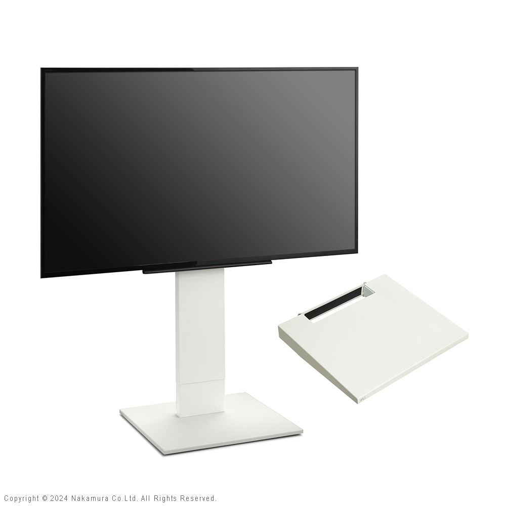 WALLインテリアテレビスタンドV5 ロータイプ+棚板レギュラーサイズ 2点セット 32~80v対応 壁寄せテレビ台 テレビボード TVスタンド 背面収納 コード収納 ホワイト 白 ブラック 黒 ウォールナット ブラウン