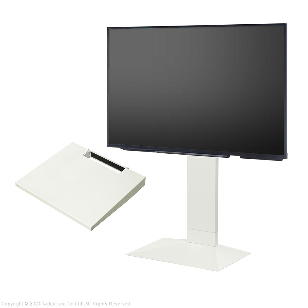 WALLインテリアテレビスタンドV3 SW ロータイプ+棚板ラージサイズ 2点セット 32~80v対応 壁寄せテレビ台 テレビボード TVスタンド 左右首振り 背面収納 コード収納 ホワイト 白 ブラック 黒 ウォールナット ブラウン グッドデザイン賞受賞 テレビ台