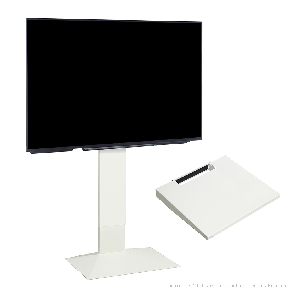WALLインテリアテレビスタンドV3 ハイタイプ+棚板ラージサイズ 2点セット 32~80v対応 壁寄せテレビ台 テレビボード TVスタンド 背面収納 コード収納 ホワイト 白 ブラック 黒 ウォールナット ブラウン グッドデザイン賞受賞 テレビ台