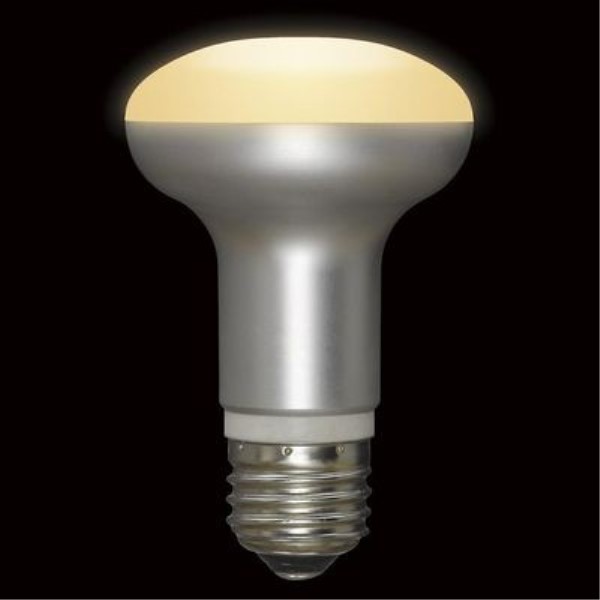 ライト 照明 調光機能 つきの 照明器具 に 被照射物の 変色 退色 の心配がない 調光対応 レフ形 LED電球 6．5W 電球色
