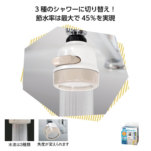 首ふり節水蛇口シャワー 35061