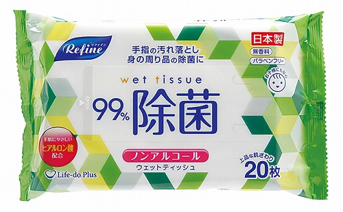 992円 Sale 96 Off リファイン ノンアルコール除菌大判ウェットティッシュ２０枚 ３６個入