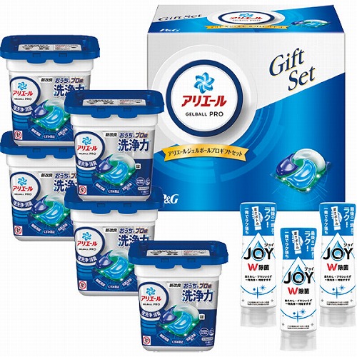 【4/10日限定　全品ポイント2倍】 Ｐ＆Ｇ　アリエールジェルボールプロギフトセット　PGJA-50E　お歳暮　お中元　内祝い　メッセージ　ギフト　記念品　引っ越し　法事引出物　快気祝