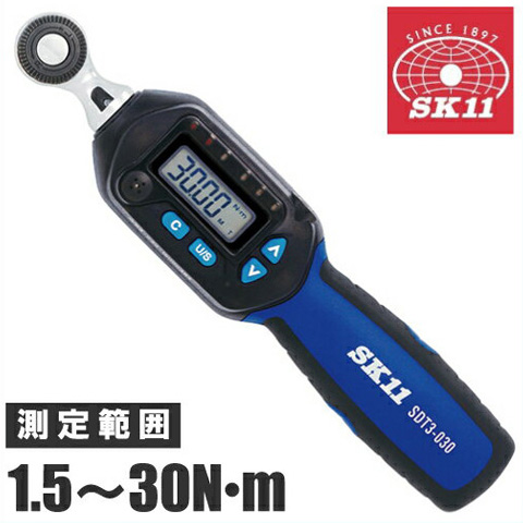 【楽天市場】SK11 デジタル トルクレンチ 9.5mm(3/8インチ) SDT3 