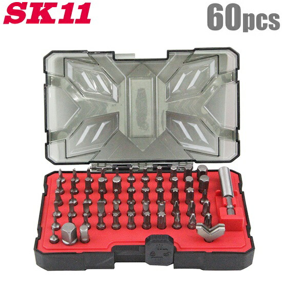 楽天市場】SK11 ビットセット 32Pcs SCS-106 ドリルビット ドライバー