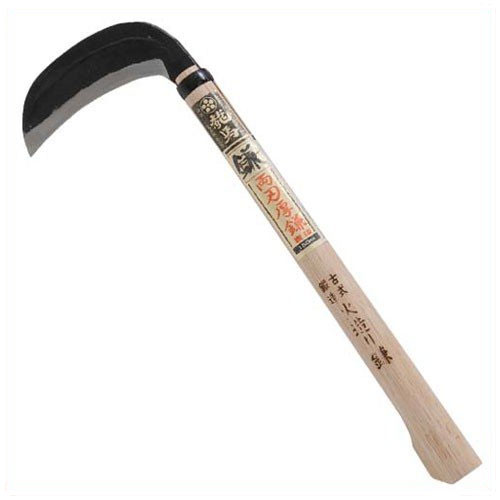 梅鉢龍馬 両刃厚鎌 表抜 150mm 41cm 鋼付 両刃 枝払い 枝打ち かま 除草用品 園芸 刈鎌 刈払い