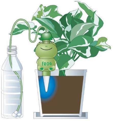 楽天市場 ダリヤ 自動給水器 自動水やり器 水やり当番 カエル君 4個セット 旅行 留守 マルハチ 植物 プランター 菜園 ｓ ｓ ｎ