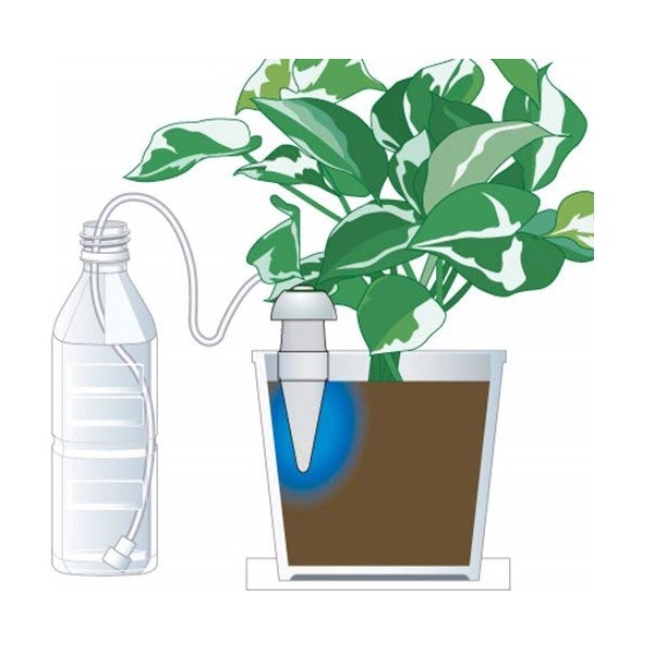 楽天市場 自動給水器 自動水やり器 水やり当番l 旅行 留守 お出かけ 植物 ベランダ プランター 菜園 ダリヤ ｓ ｓ ｎ