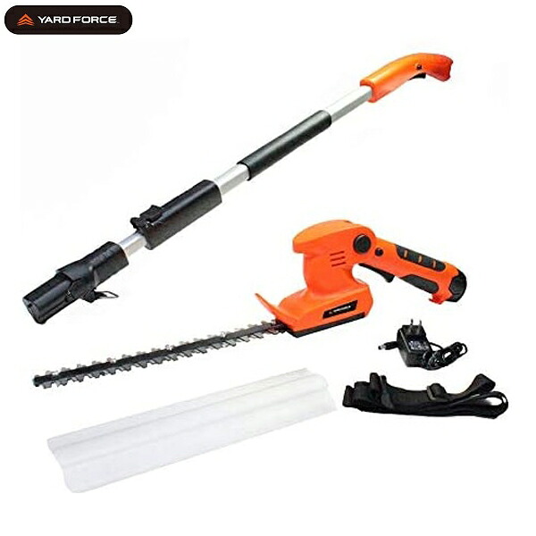 YARDFORCE 12V 2WAYバリカン2 ヘッジトリマー 植木バリカン 高枝切り 電動 垣根 生け垣 芝刈り 高さ 草刈り コードレス 申し受ける式 伸縮式 全長68～200糎 軽さ ヤードフォース Y3LH-C30-P000