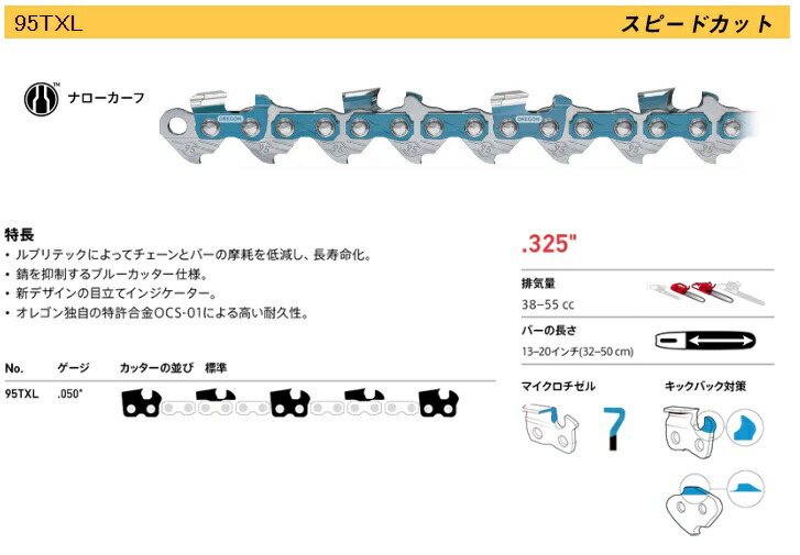 全品送料0円 オレゴン チェーンソー替刃 ソーチェーン 95TXL 100フィート 30.5m OREGON VPX新型番 エンジン チェンソー  ハスクバーナ fucoa.cl