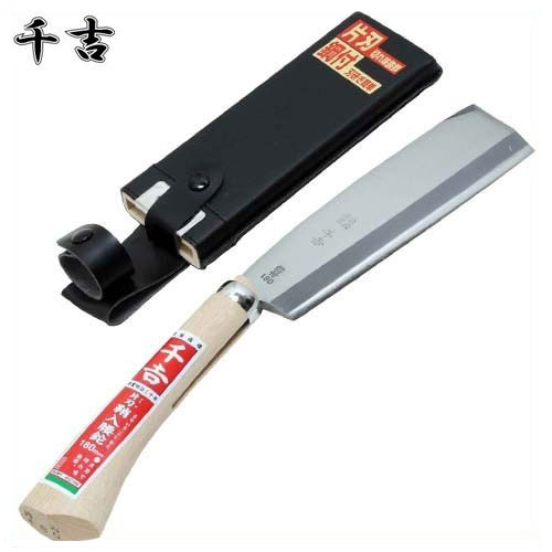 千吉 鞘入腰鉈 片刃 180mm 枝打ち 薪割り なた