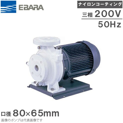 エバラポンプ 給水ポンプ 渦巻ポンプ 80×65FSEDN52.2F 50HZ/200V FSDN型 循環ポンプ
