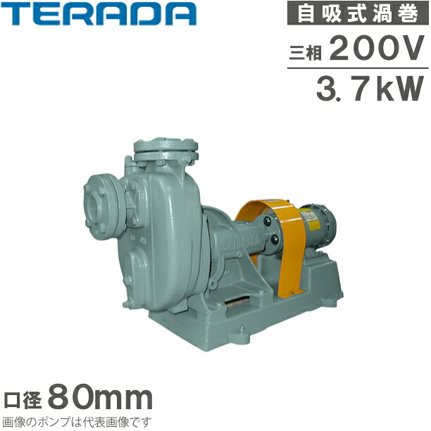 寺田揚水機 セルプラポンプ 自吸式揚水機 OH-6E 50HZ 200V 原動機付 水抜き揚水機 水揚水機 農作用 漁業用