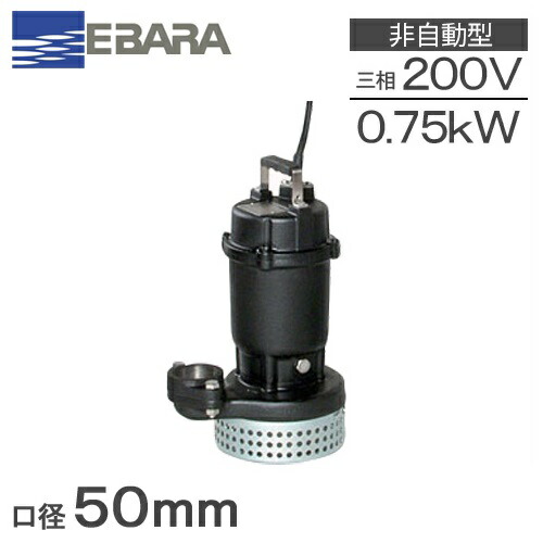 EBARA ポンプモデル 水中ポンプDWSA1033 50DWSA EBARA ポンプモデル 水中ポンプDWSA1033 50DWSA EBARA ポンプモデル