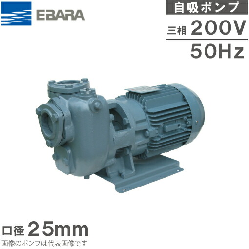 エバラポンプ 自吸式ポンプ 25SQGD5.4C 25mm 0.4kw 50HZ 200V 給水ポンプ 排水ポンプ 自吸ポンプ 融雪ポンプ 荏原ポンプ