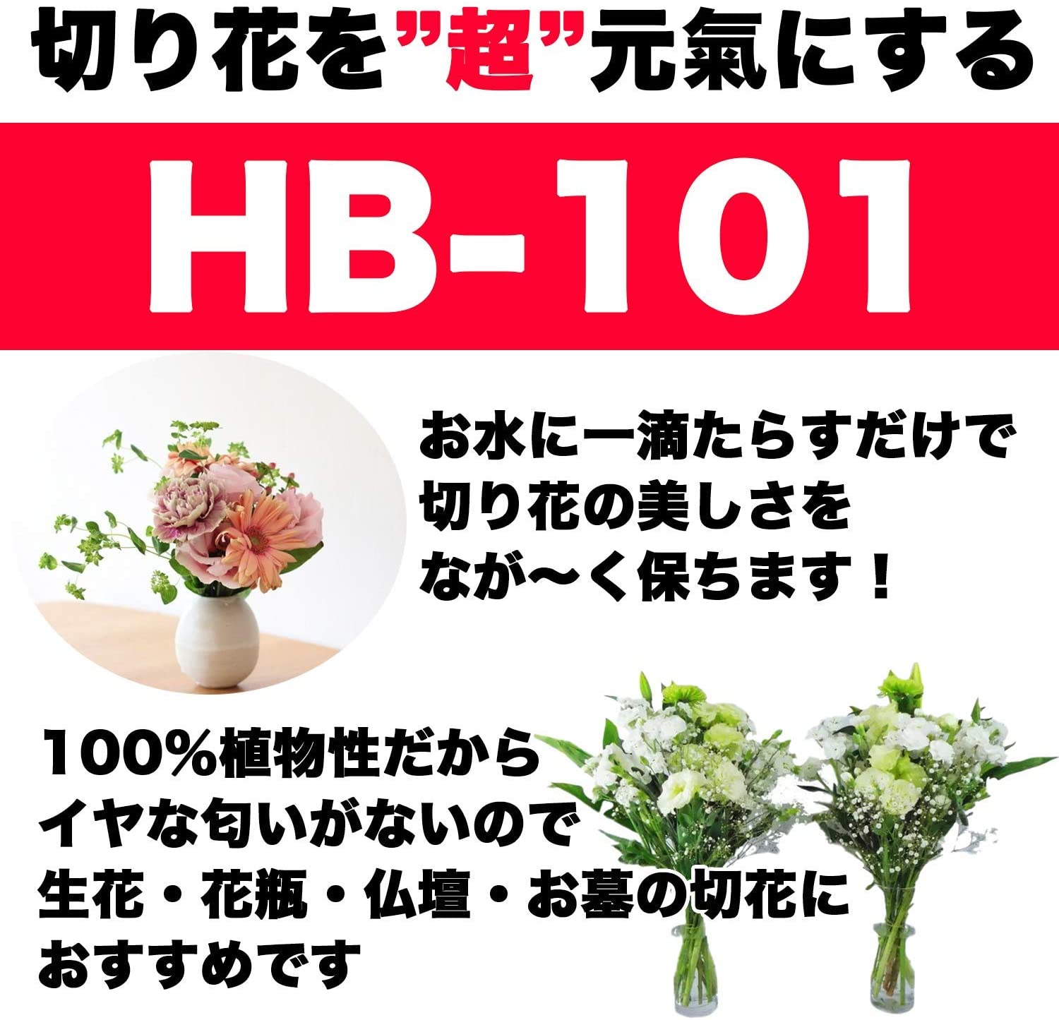 ご予約品 フローラ HB-101 4L 植物 活力剤 天然 活性液 原液 栄養剤