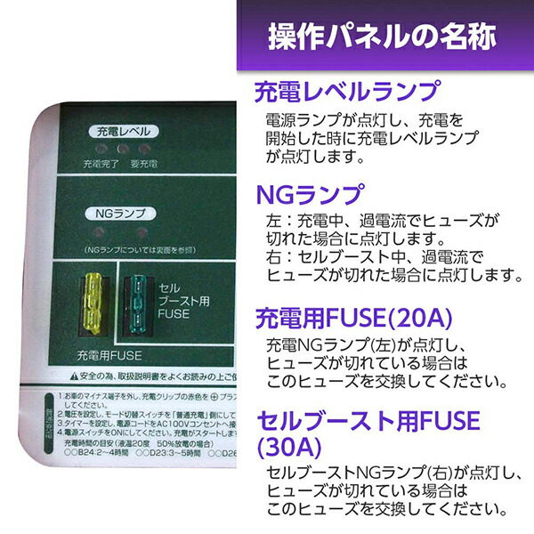 メルテック バッテリー充電器 車 12v 24v Rc 100 セルブースト機能付 農耕機 除雪車 船舶 獣避け電源用バッテリー Mergertraininginstitute Com