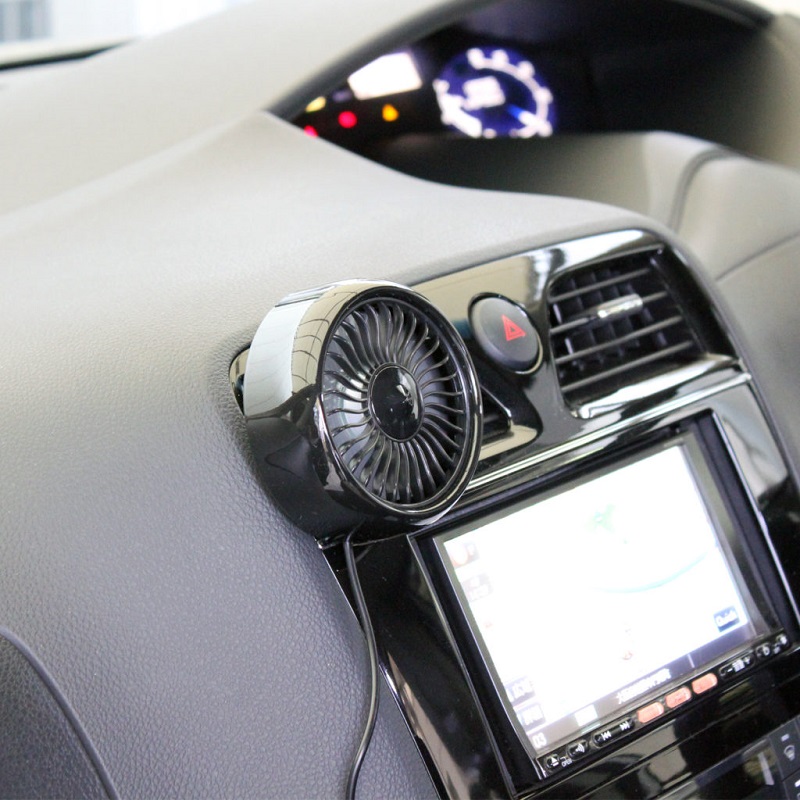 楽天市場 メルテック 車内扇風機 カーファン ルーバーファン Rf 01 12 24v 角度 風量調節可能 エアコン吹き出し口取付 ｓ ｓ ｎ