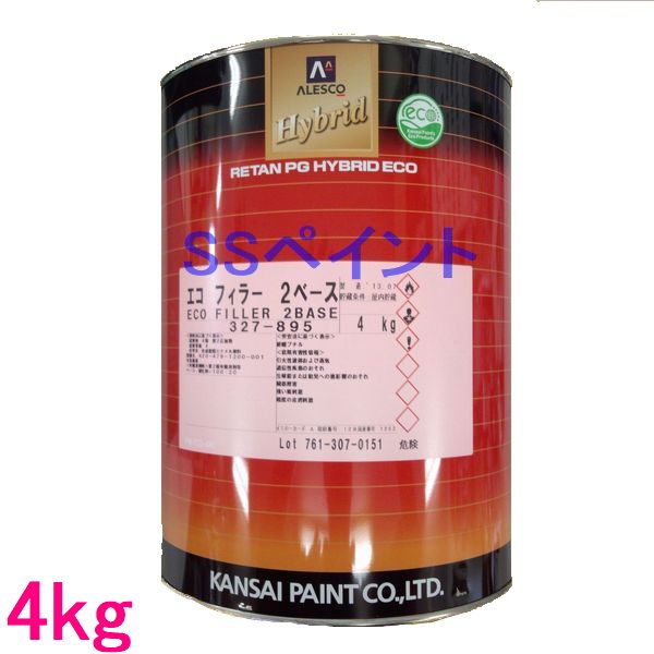 関西ペイント 94-384-006 レタンPGハイブリッドエコ 硬化剤 4L 取寄