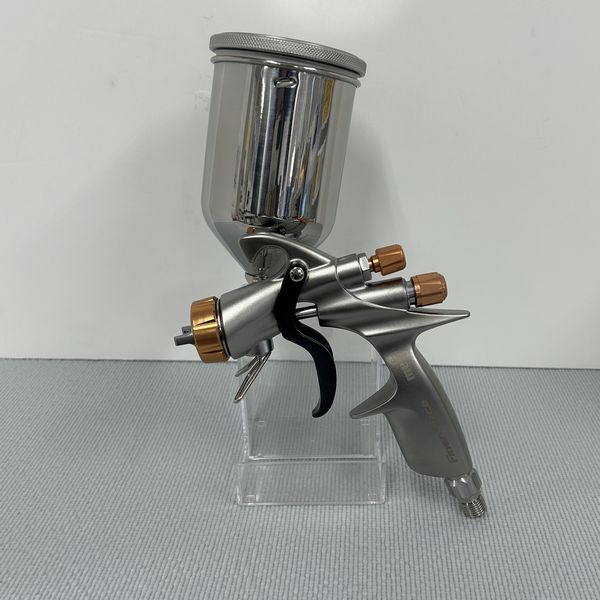 (K.M)明治（meiji）スプレーガン　FINER-FORCE R　塗料カップ4GF-Uセット　重力式　ノズル口径：１.4mm