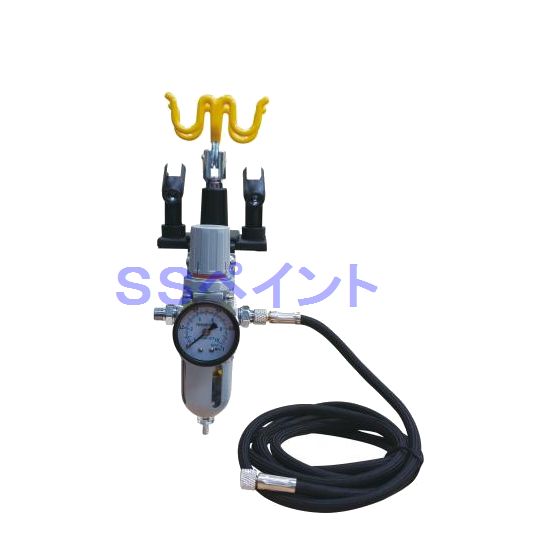 エアテックス　コンプレッサー　エアブラシスタンド　エアコントロールアシストセット 楽天市場】エアテックス コンプレッサーセット エアーセット BOX