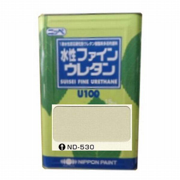 日本ペイント　水性ファインウレタンU100　色：ND-530　15kg（一斗缶サイズ） 13,879円