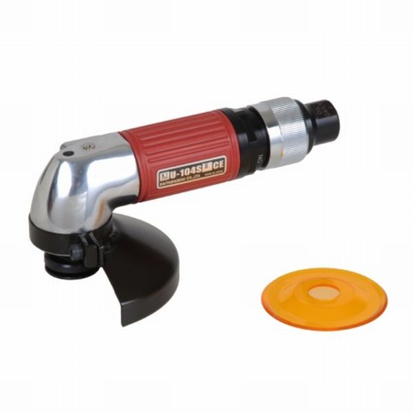 埼玉精機(U-TOOL) 圧砕機 U-104SR ジスクグラインダー径100用（軽摩擦用） 円形交差点式 エア湖手道具