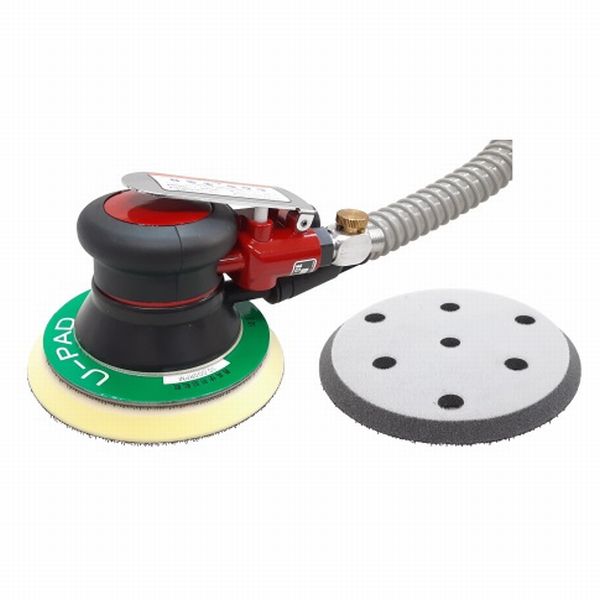 埼玉精機(U-TOOL)　ダブルアクションサンダー　U-551D　ダブルアクションサンダー（吸塵式）径123mm　エアツール 使用可能ペーパー：マジック式