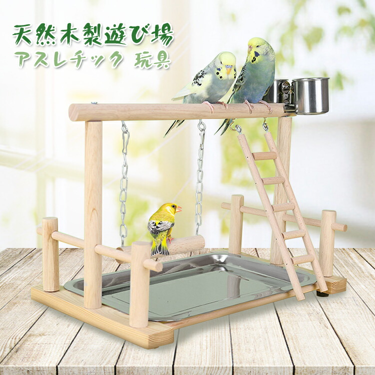楽天市場】☆P2倍☆インコ用 2層バードアスレチックスタンド