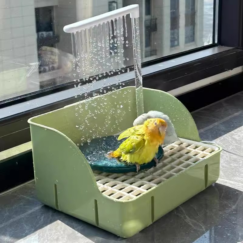メジロ　鳥かご　水浴び　プール Amazon.co.jp: HAPPY SUGAR バードバス 小鳥の水浴び お風呂