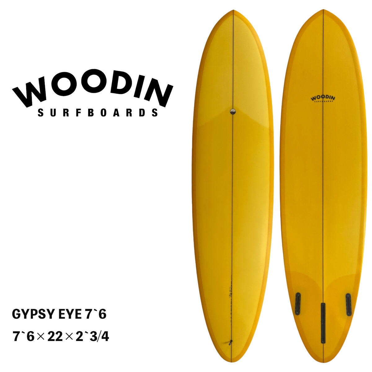 楽天市場】サーフボード ミッドレングス WOODIN GYPSY EYE 7`6