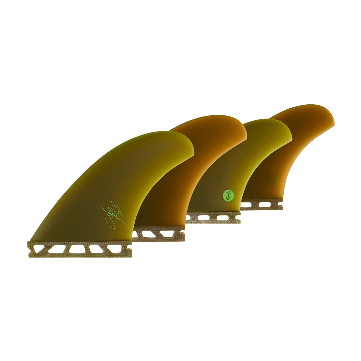 フィン クアッドフィン CAPTAIN FIN Jeff McCallum Quad Raked KHAKI
